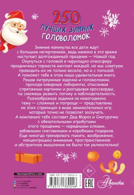 250 лучших зимних головоломок