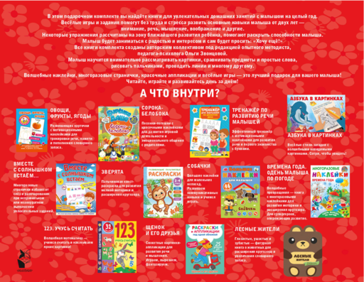 Годовой курс занятий 2+. Набор из 11 книг