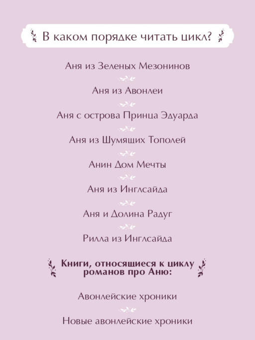 Аня из Авонлеи