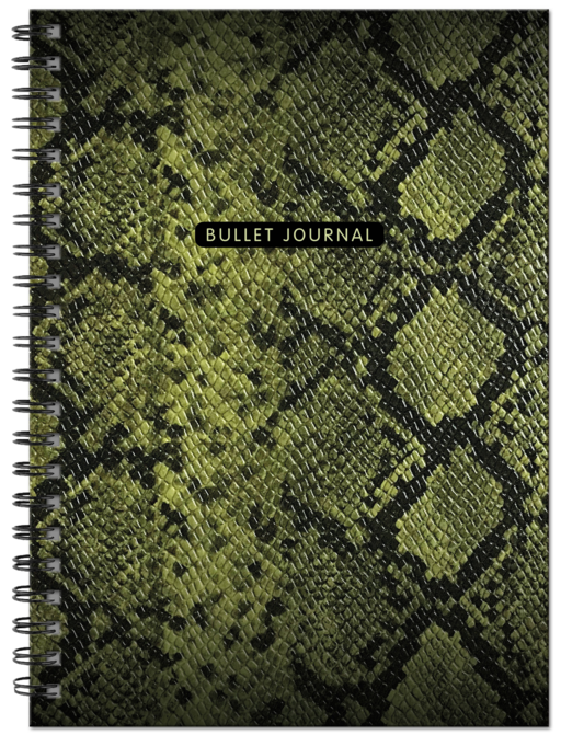 Блокнот в точку: Bullet Journal (змея, 120 c., пружина)