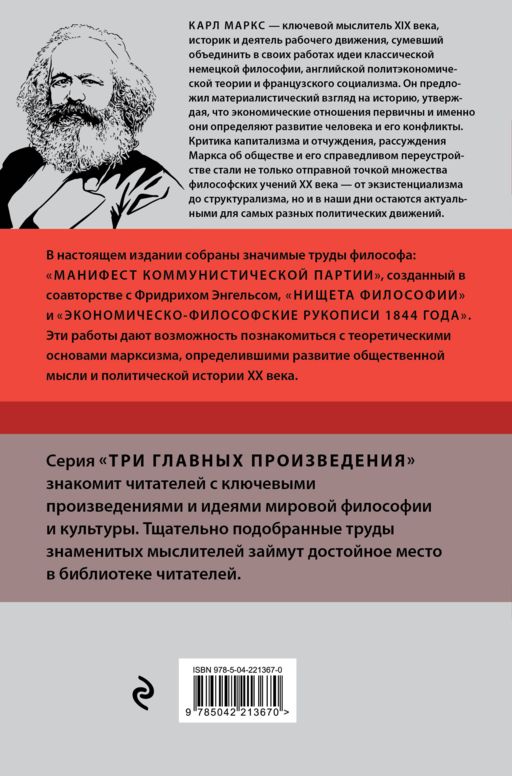 Карл Маркс. Манифест коммунистической партии. Нищета философии. Рукописи 1844