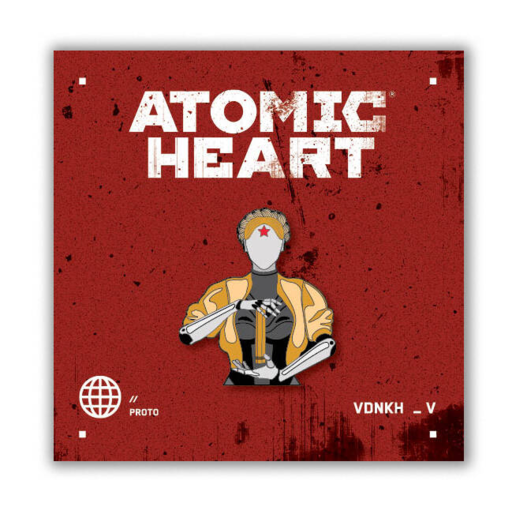 Значок металлический. Atomic Heart. Близняшка