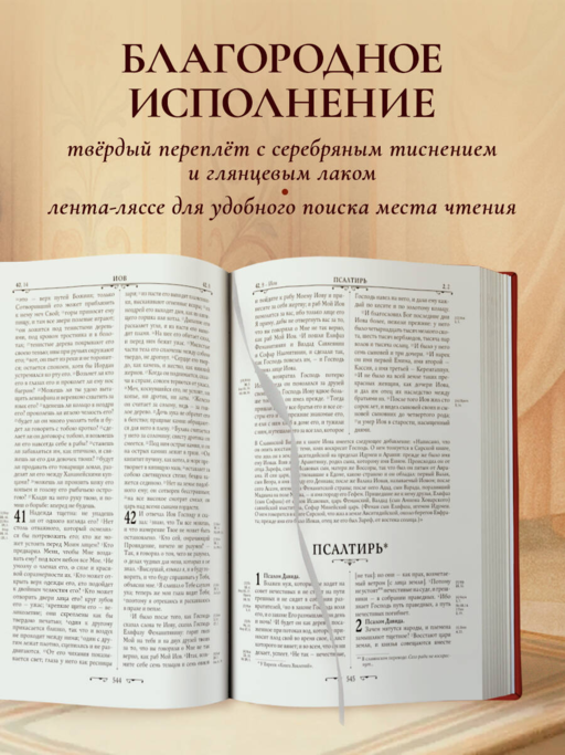 Библия. Книги Священного Писания Ветхого и Нового Завета. РПЦ. Полное издание с неканоническими книгами. (Красная)