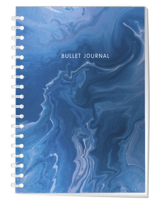 Блокнот в точку: Bullet Journal (мрамор, 144 c., пружина)