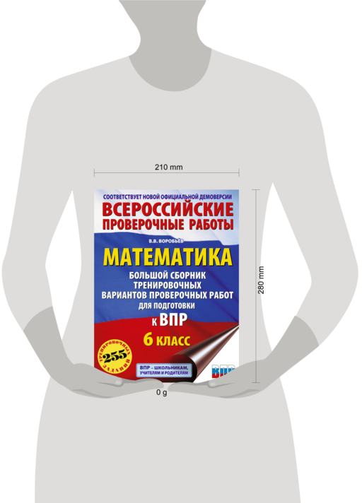 Математика. Большой сборник тренировочных вариантов проверочных работ для подготовки к ВПР. 6 класс