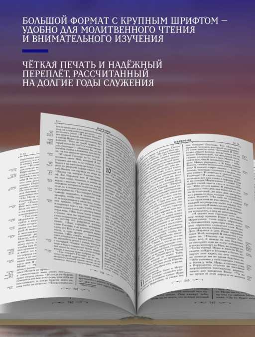 Библия православная в золоте. Подарочное издание с крупным шрифтом