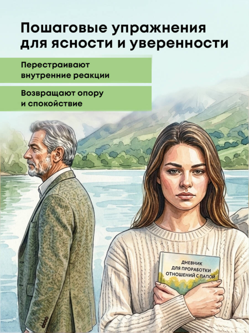 Дневник для проработки отношений с папой. 30 шагов к внутренней силе, безопасности и уважению к себе