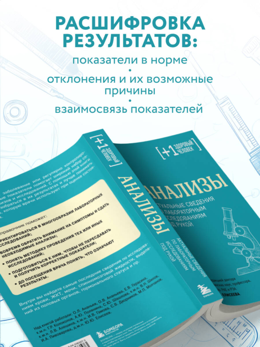 Анализы. Актуальные сведения по лабораторным исследованиям под рукой
