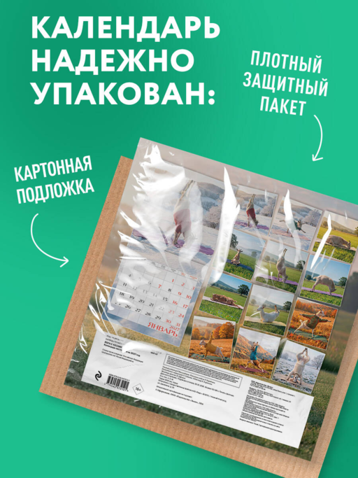 Йога с козами. Календарь настенный на 2027 год (300х300 мм)