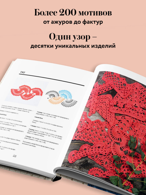 Библия узоров для вязания крючком. 200 эффектных мотивов – от ажуров до фактур