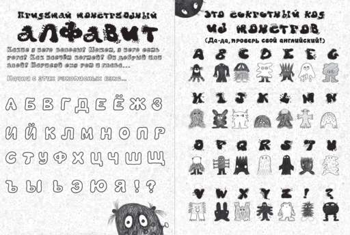 Буквы-монстры и буквы-дутики