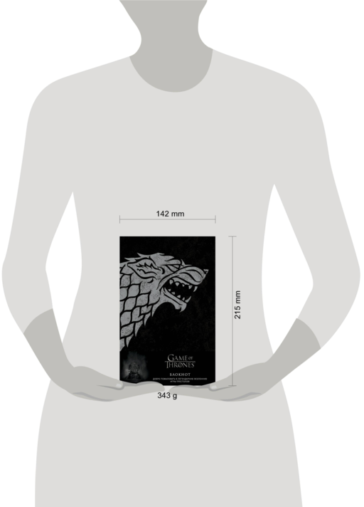 Игра Престолов. Блокнот. (Winter is coming) (А5, 96 л., блинт. тиснение, вставки на мел. бумаге)
