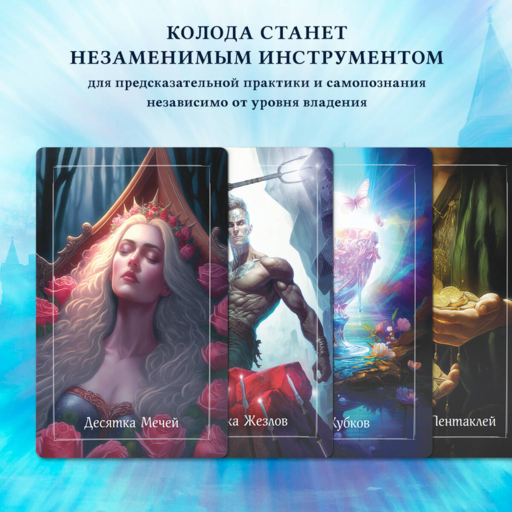 Королевское Таро. 78 карт (руководство по QR-коду)
