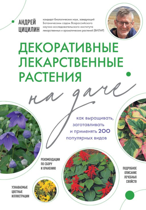 Декоративные лекарственные растения на даче. Как выращивать, заготавливать и применять 200 популярных видов