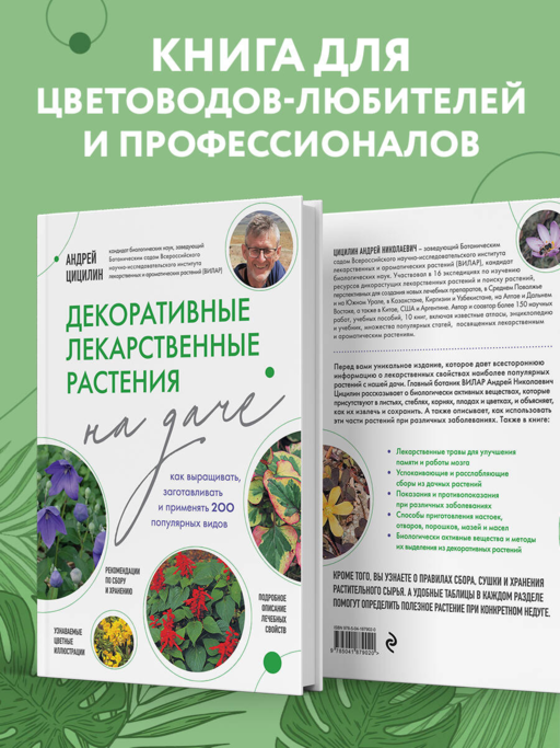 Декоративные лекарственные растения на даче. Как выращивать, заготавливать и применять 200 популярных видов