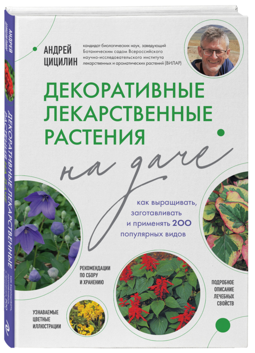 Декоративные лекарственные растения на даче. Как выращивать, заготавливать и применять 200 популярных видов