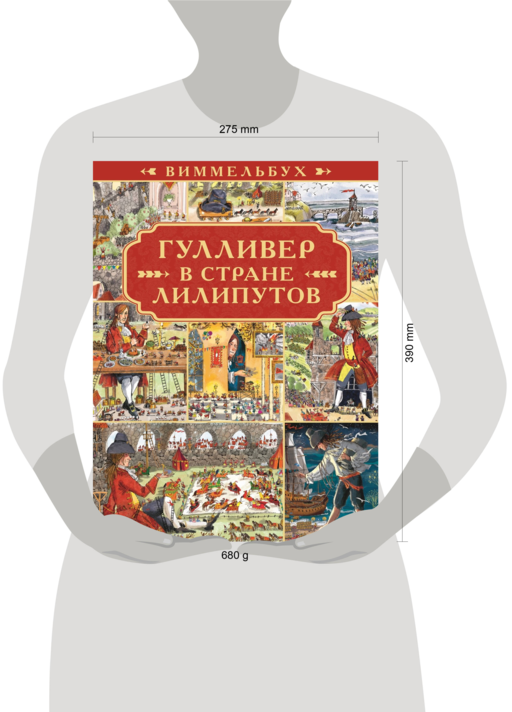 Гулливер в стране лилипутов. Виммельбух.